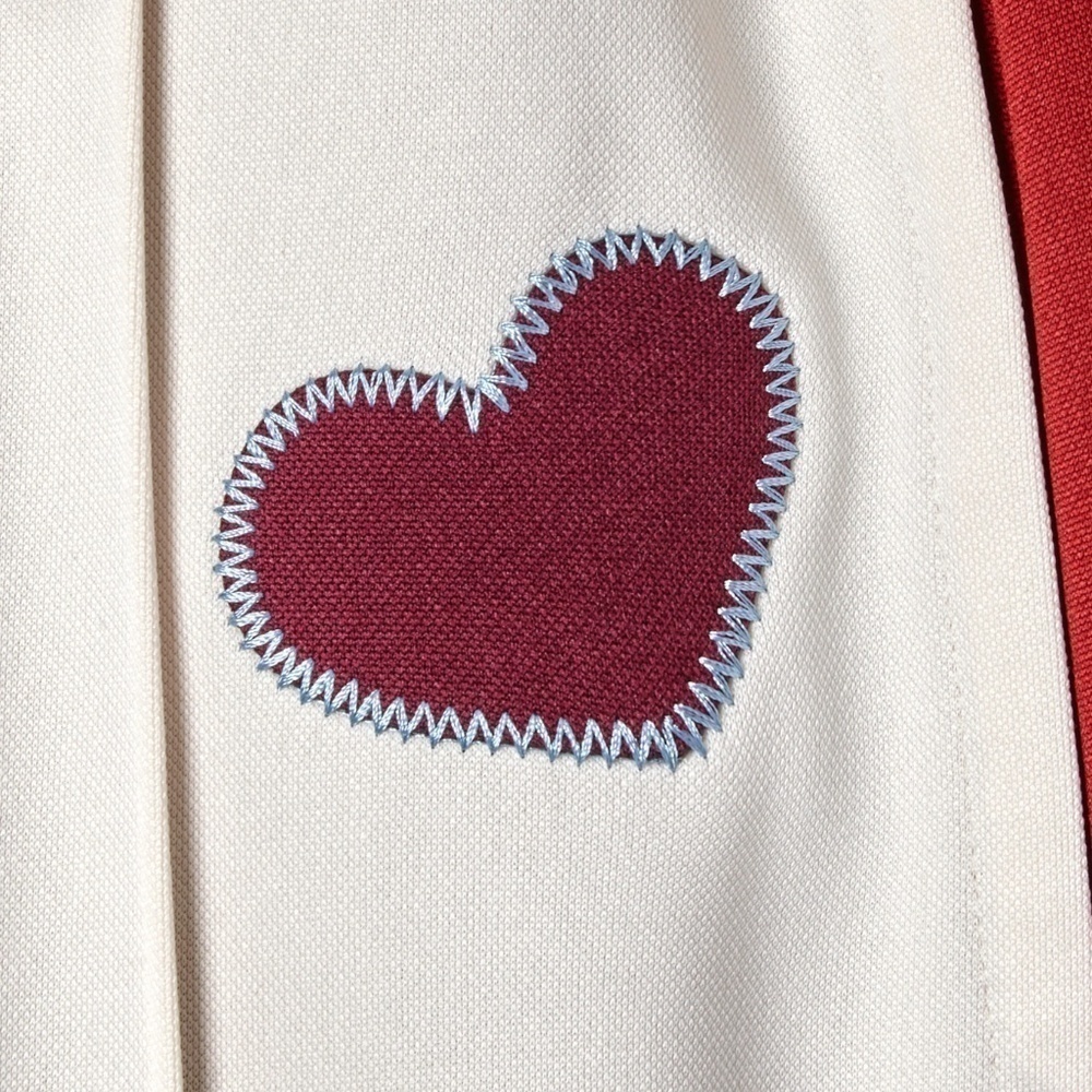 The Pleasing Loves You Trackpants - Red And White - Size Small Or Medium — image 3 of 8